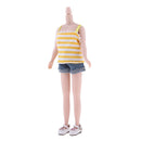Making Postures 19 Joints Nude Body and Shirt Pants Clothes for 12inch Takara RBL Blythe Licca Dolls Accessories