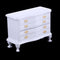 1/12 Dollhouse Miniature Furniture White Dresser 4-Drawer Cabinet Room Life Scenes Decoration Accessories