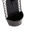 Retro Dolls House Bathroom Furnitures Decoration Metal Washbasin Model Black