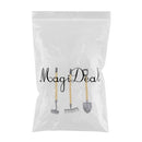 3pcs Dollhouse Miniatures 1:12 Scale Garden Farming Tools Shovels Pitch Set