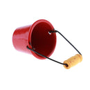 High Quality 1/12 Dollhouse Mini Accessory Kitchen Garden Water Bucket Pail Furniture Red