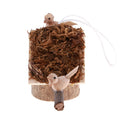 Special Design Hangable Mini Wooden Bird House For 1/12 Dollhouse Decor