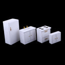1/12 Scale Dollhouse Furniture Kitchen Kits Refrigerator Cooking Bench Decor