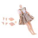 Flexible 20 Joints Nude Body Hands Set & Clothes for Middle Neo Blythe Dolls Accessories Collections