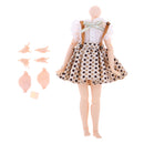 Flexible 20 Joints Nude Body Hands Set & Clothes for Middle Neo Blythe Dolls Accessories Collections