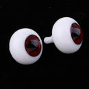 14mm Glass Eyeballs Red Iris Safety Eyes for 1/3 1/4 1/6 BJD DOD MSD AS Doll DIY Making Mask Toys Collections