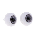 14mm Blue Iris Round Eyeballs for Full Size BJD Dolls Safety Eyes DIY Making Accessory 1 Pair