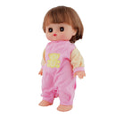 Lovely Jumpsuit Hat Outfit for Mellchan Doll 9-11inch Reborn Baby Girl Dolls Clothing Accessory