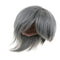 1/3 Male BJD Gray Short Hair Wig Hairpiece for Normal 70cm Uncle Dolls DIY Accessories