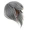 1/3 Male BJD Gray Short Hair Wig Hairpiece for Normal 70cm Uncle Dolls DIY Accessories