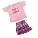Stylish Short Sleeve Shirt Pleated Skirt Clothes Suit for 12inch Blythe Licca Doll Casual Outfit