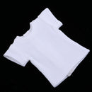 Fashion Pure Color White T-Shirt Short Sleeve Tops for 1/6 Blythe Doll Accessory