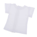 Fashion Pure Color White T-Shirt Short Sleeve Tops for 1/6 Blythe Doll Accessory