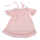 Sweet Fairy Skirt w/ Puff Sleeve Accessory for 1/3 BJD SD MSD Doll Dress Up Pink