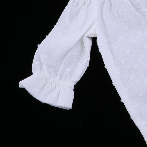 1/3 BJD Smart Doll Clothes for Dollfie DOD SD DD Bare Shoulder Top Shorts Casual Outfit White