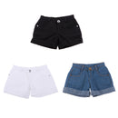 1/3 BJD Smart Doll Clothes Trousers for Dollfie DOD SD DD Bare Cuffed Shorts Casual Outfit White
