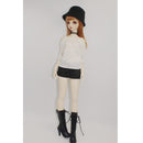 Fashion Cuffed Shorts Pants for 1/3 BJD Dollfie LUTS DOD MSD Dolls Clothing Accessories Black