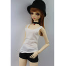Fashion Cuffed Shorts Pants for 1/3 BJD Dollfie LUTS DOD MSD Dolls Clothing Accessories Black