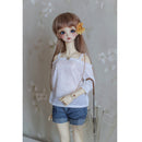 1/3 BJD Smart Doll Clothes Jeans Trousers for Dollfie DOD SD DD Bare Cuffed Shorts Casual Outfit
