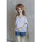 1/3 BJD Smart Doll Clothes Jeans Trousers for Dollfie DOD SD DD Bare Cuffed Shorts Casual Outfit