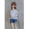 1/3 BJD Smart Doll Clothes Jeans Trousers for Dollfie DOD SD DD Bare Cuffed Shorts Casual Outfit