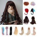 BJD Doll Long Curly Wig 9-10 inch 22-24cm for 1/3 DOD SD DZ Dollfie Golden Hair DIY Accessories