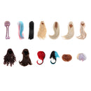 BJD Doll Long Curly Wig 9-10 inch 22-24cm for 1/3 DOD SD DZ Dollfie Golden Hair DIY Accessories