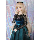 BJD Doll Long Curly Wig 9-10 inch 22-24cm for 1/3 DOD SD DZ Dollfie Golden Hair DIY Accessories