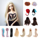 BJD Doll Long Curly Wig 9-10 inch 22-24cm for 1/3 DOD SD DZ Dollfie Golden Hair DIY Accessories