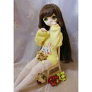 1/3 Ball Joint Doll 9-10inch BJD Full Wig Brown Hair for DOD LUTS DZ Volks Doll Hairpiece Supplies Accessory
