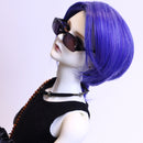 1/3 Male BJD Blue Medium Straight Hair Wig for Normal 70cm Uncle Dolls DIY Accessories