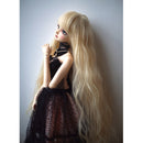 1/3 BJD Dolls Long Curled Wig Golden Hair for Dollfie DOD LUTS DZ SD DIY Making Supplies
