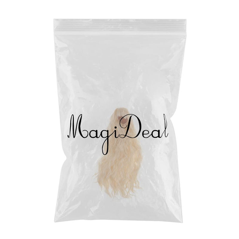 1/3 BJD Dolls Long Curled Wig Golden Hair for Dollfie DOD LUTS DZ SD DIY Making Supplies