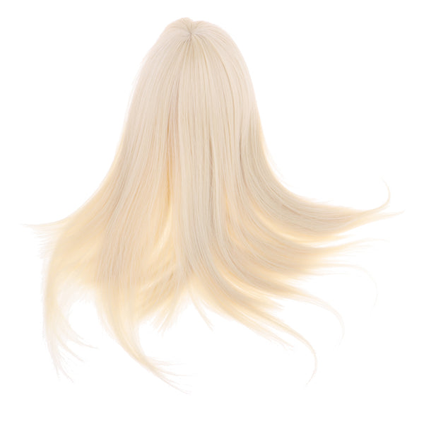 1/3 Ball Joint Doll 9-10inch BJD Full Wig Gold Hair for DOD LUTS DZ Volks Doll Hairpiece Supplies Accessory