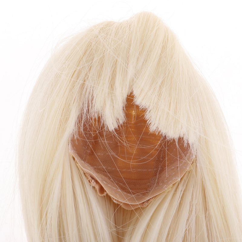 1/3 Ball Joint Doll 9-10inch BJD Full Wig Gold Hair for DOD LUTS DZ Volks Doll Hairpiece Supplies Accessory