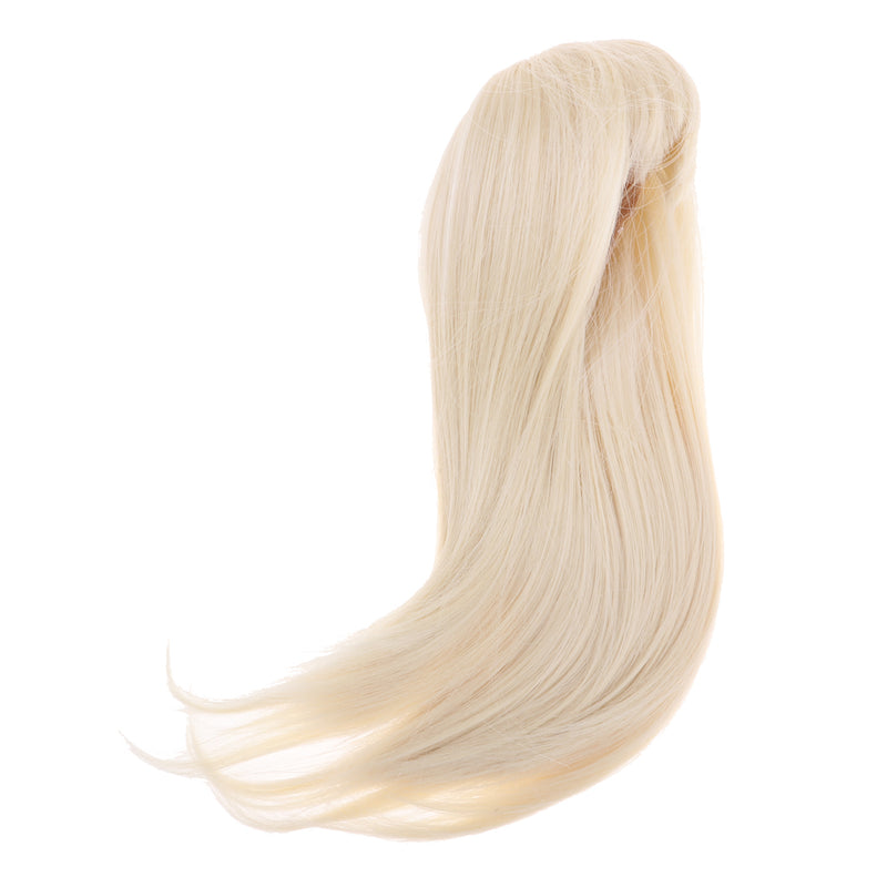 1/3 Ball Joint Doll 9-10inch BJD Full Wig Gold Hair for DOD LUTS DZ Volks Doll Hairpiece Supplies Accessory