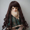 1/3 BJD Dolls Long Curly Wig Coffee Hair for Dollfie DOD LUTS DZ SD DIY Making Supplies