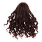 1/3 BJD Dolls Long Curly Wig Coffee Hair for Dollfie DOD LUTS DZ SD DIY Making Supplies