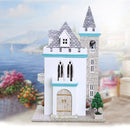 Diy Miniature Dollhouse Model 3D Puzzles Assembly Kit - Moonlight Castle Themed