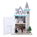 Diy Miniature Dollhouse Model 3D Puzzles Assembly Kit - Moonlight Castle Themed