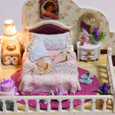 Diy Miniature Dollhouse Model 3D Puzzles Assembly Kit - Amsterdam Village Themed