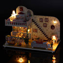 Diy Miniature Dollhouse Model 3D Puzzles Assembly Kit - Amsterdam Village Themed