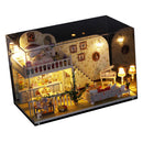 Diy Miniature Dollhouse Model 3D Puzzles Assembly Kit - Amsterdam Village Themed
