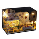 Diy Miniature Dollhouse Model 3D Puzzles Assembly Kit - Amsterdam Village Themed