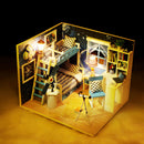 Diy Miniature Dollhouse Model 3D Puzzles Assembly Kit - Dream of Sky Themed