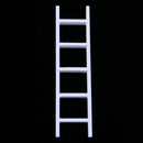 Miniature Furniture Wood Ladder for 1/12 Dolls House Room Items Garden Decor Accessory Collections
