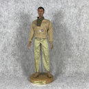 Doll Long Sleeve Army Military Suit for 1/6 Soldier Doll Clothes Accessory Light Yellow