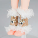 Delicate Handmade 30cm 14 Joints BJD Vinyl Aries Constellation Doll Dress in Lace Skirt Clothes
