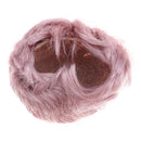 Trendy Short Straight Wig Hairpiece for 1/6 Uncle Doll DIY Making Accessory Light Pink