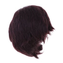 Natural Black Wig Hairpiece Supplies DIY Making for 1/6 BJD SD DZ DOD LUTS CUITE Doll Accessories
